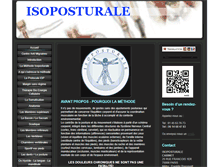 Tablet Screenshot of isoposturale.com